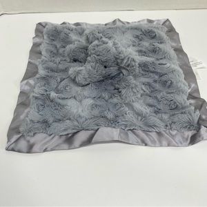 Cloud Island Gray Elephant Lovey Security Blanket Satin Trim and Back Baby Plush